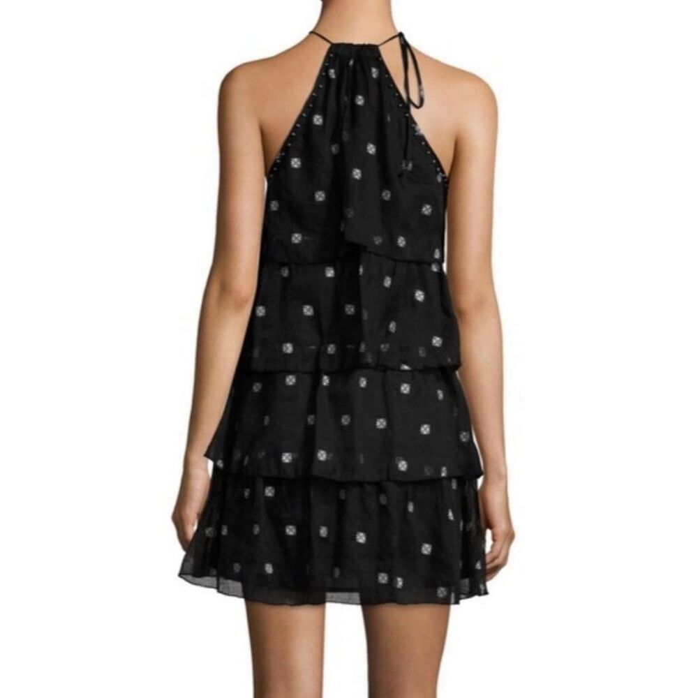 St. Roche Agnes Estrella Tiered Beaded Halter Dress Nwt Size Medium — image 2 of 7